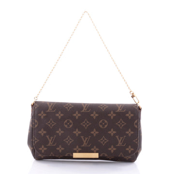 Louis Vuitton Favorite Handbag Monogram Canvas MM Brown 2605601