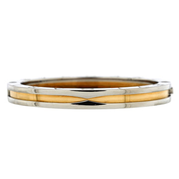 Bvlgari B.Zero1 Hinged Bangle Bracelet 18K Yellow Gold and Stainless Steel 7mm