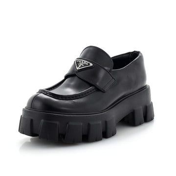 Prada Women's Monolith Loafers Leather