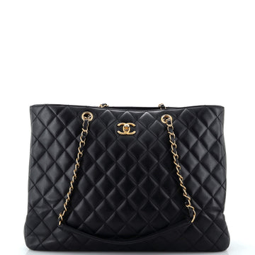 Chanel Classic CC Shopping Tote Quilted Calfskin Large