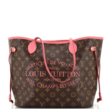 Louis Vuitton Neverfull Tote Limited Edition Ikat Monogram Canvas MM