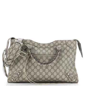 Gucci x Balenciaga The Hacker Project Neo Classic City Bag GG Coated Canvas Medium