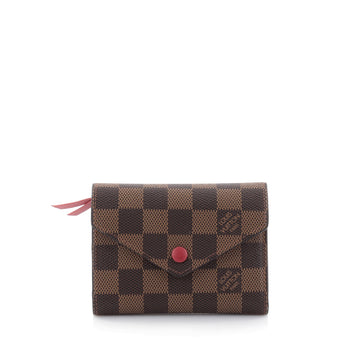 Louis Vuitton Compact Victorine Wallet Damier Brown 2606703