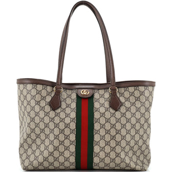Gucci Ophidia Shopping Tote GG Coated Canvas Medium