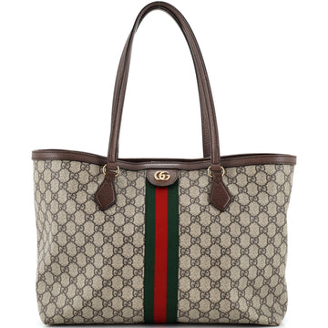 Gucci Ophidia Shopping Tote GG Coated Canvas Medium