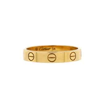 Cartier Love Wedding Band Ring 18K Yellow Gold