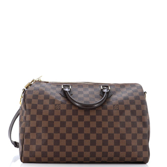 Louis Vuitton Speedy Bandouliere Bag Damier 35
