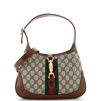 Gucci Jackie 1961 Hobo GG Coated Canvas Small
