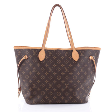 Louis Vuitton Neverfull Tote Monogram Canvas MM Brown 2607602