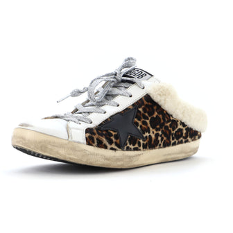 Golden Goose Women's Superstar Sabot Sneakers Mixed Materials with Shearling