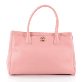 Chanel Cerf Executive Tote Leather Medium Pink 2608103