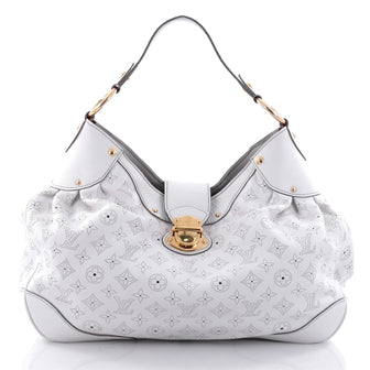 Louis Vuitton Solar Hobo Mahina Leather GM White 2608202