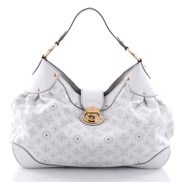Louis Vuitton Solar Hobo Mahina Leather GM White 2608202