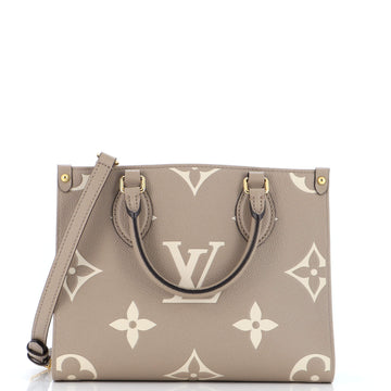 Louis Vuitton OnTheGo Tote Bicolor Monogram Empreinte Giant PM