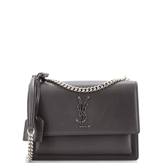 Saint Laurent Sunset Crossbody Bag Leather Medium