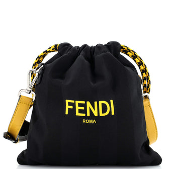 Fendi Pack Pouch Crossbody Bag Printed Nylon Small