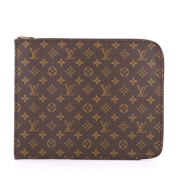 Louis Vuitton Poche Documents Monogram Canvas Brown 2609004