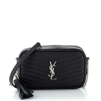 Saint Laurent Lou Camera Bag Matelasse Chevron Leather Mini