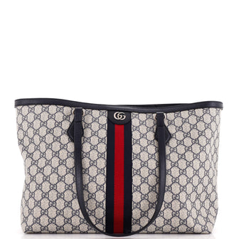 Gucci Ophidia Shopping Tote GG Coated Canvas Medium