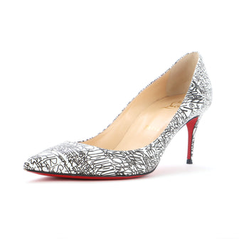 Christian Louboutin Women's Kate Pumps Printed Leather 70