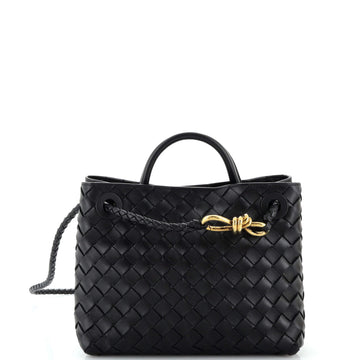 Bottega Veneta Andiamo Top Handle Bag Intrecciato Nappa Small