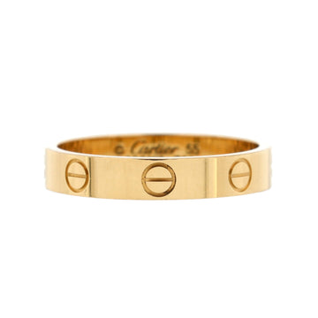 Cartier Love Wedding Band Ring 18K Yellow Gold