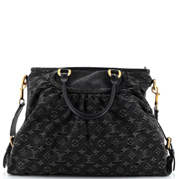 Louis Vuitton Neo Cabby Handbag Denim GM