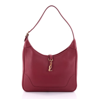 Hermes Trim II Handbag Clemence 31 Red 2610101