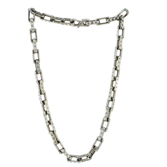 Louis Vuitton Monogram Chain Necklace Metal