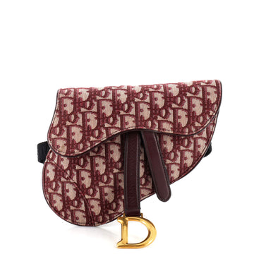 Christian Dior Saddle Belt Bag Oblique Canvas
