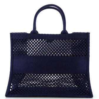 Christian Dior Book Tote Mesh Large