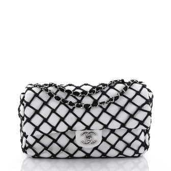 Chanel Canebiers Flap Bag Calfskin Jumbo White 2611403