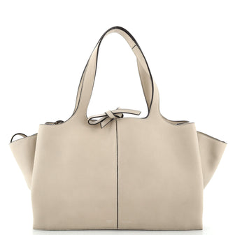 Celine Tri-Fold Shoulder Bag Grained Calfskin Medium