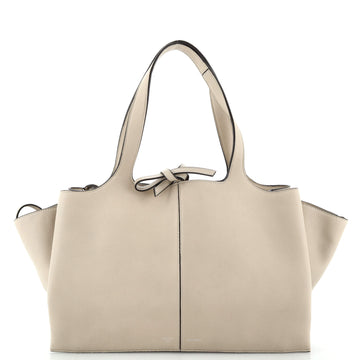 Celine Tri-Fold Shoulder Bag Grained Calfskin Medium