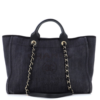 Chanel Deauville Tote Mixed Fibers Medium
