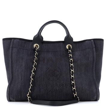 Chanel Deauville Tote Mixed Fibers Medium