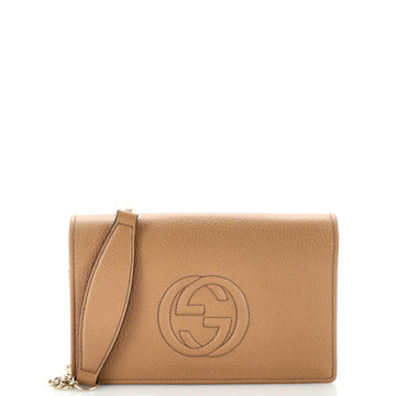Gucci Soho Wallet on Chain (Outlet) Leather