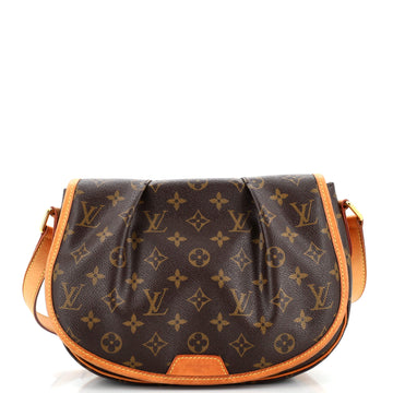 Louis Vuitton Menilmontant Handbag Monogram Canvas PM