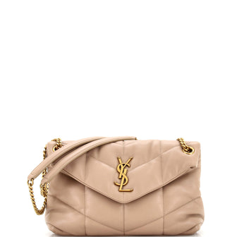 Saint Laurent Loulou Puffer Shoulder Bag Quilted Leather Small
