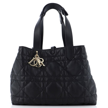 Christian Dior Toujours Tote Bag Macrocannage Quilt Calfskin Medium