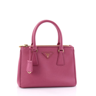 Prada Galleria Crossbody Bag Saffiano Leather Small Pink 2614302