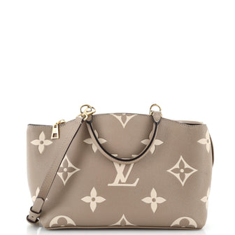 Louis Vuitton Petit Palais Handbag Bicolor Monogram Empreinte Giant