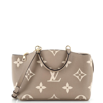 Louis Vuitton Petit Palais Handbag Bicolor Monogram Empreinte Giant