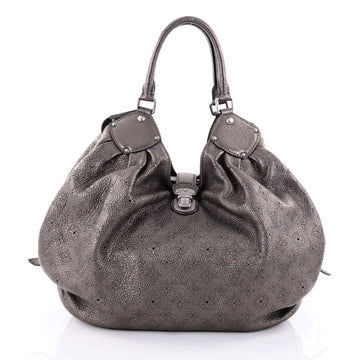 Louis Vuitton XL Hobo Mahina Leather Gray 2615402