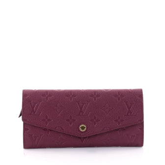 Louis Vuitton Curieuse Wallet Monogram Empreinte Leather Red 2615508