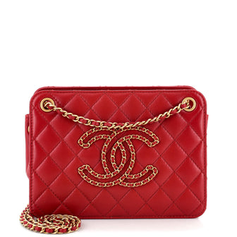 YCHAN シャネル Chanel Navy Blue 2.55 Reissue Quilted Patent Leather Accordion