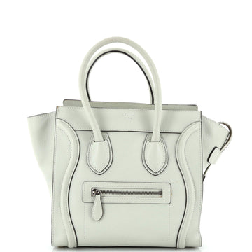 Celine Luggage Bag Grainy Leather Micro
