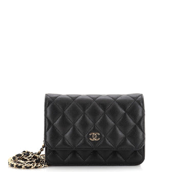 Chanel Wallet on Chain Quilted Caviar Mini