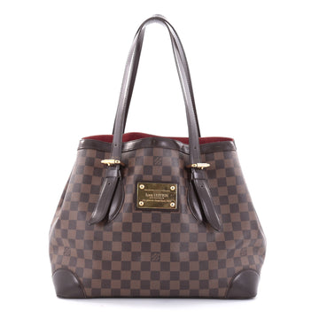 Louis Vuitton Hampstead Handbag Damier MM Brown 2616005