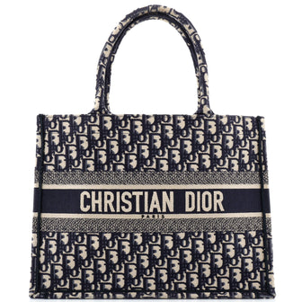 Christian Dior Book Tote Oblique Canvas Medium